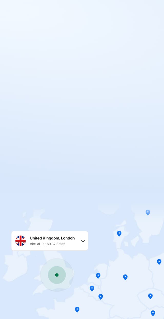 Mapa de acceso a contenidos mediante VPN