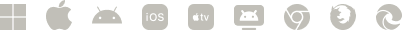 Iconos de plataformas